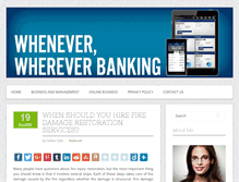 Tablet Screenshot of gbankingtraining.com